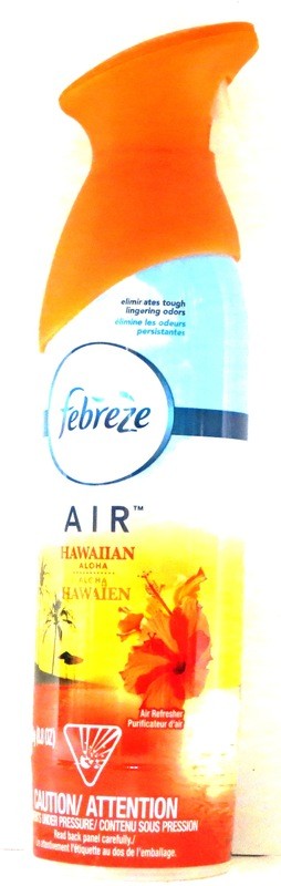 FEBREZE AIR FRESHENER HAWAIIAN ALOHA 250g X 9