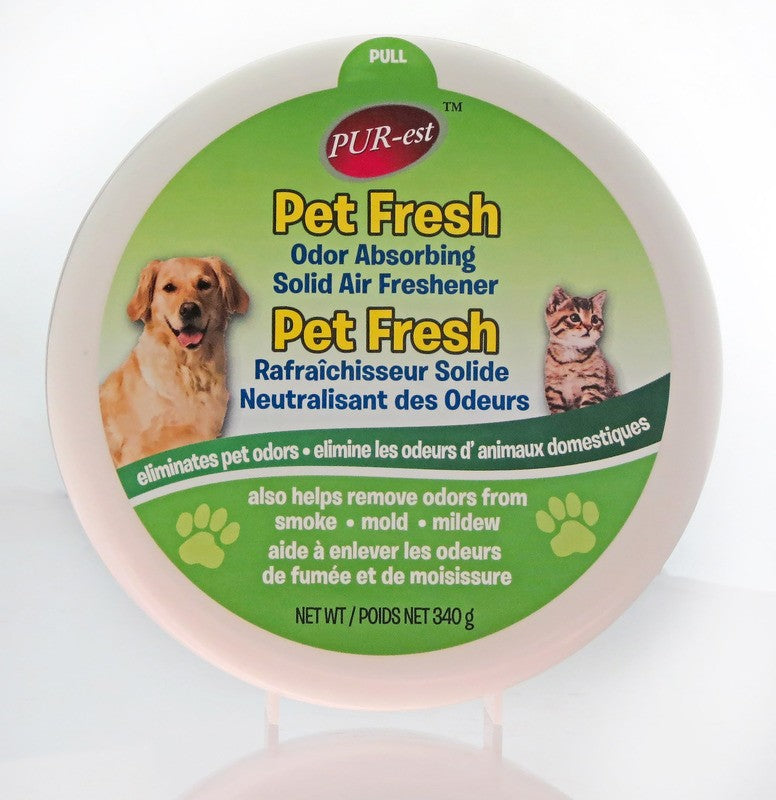 PUREST PET FRESH ODOR OBSORBING SOLID AIR FRESHENER 340g X 12