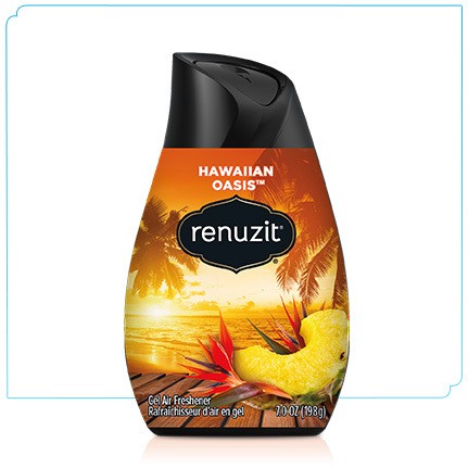 RENUZIT AIR FRESHNER HAWAIIAN OASIS BLACK CONE 198g