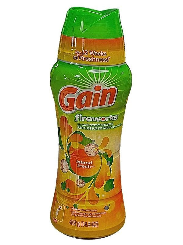 GAIN LAUNDRY SCENT BOOSTER FIREWORKS ISLAND FRESH 422G X 4