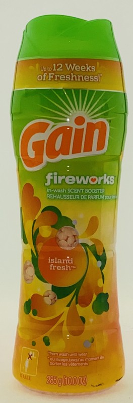 GAIN LAUNDRY SCENT BOOSTER FIREWORKS ISLAND FRESH 285G X 4