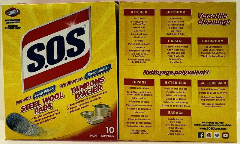 SOS PADS REGULAR 10'S