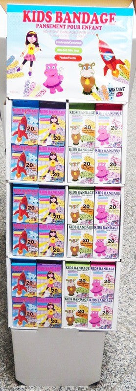 KIDS BANDAGE DISPLAY (33190)