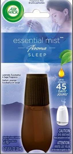 AIR WICK AIR FRESHENER ESSENTIAL MIST LAVENDER EUCALYTUS 20ML