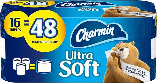 CHARMIN ULTRA SOFT PAPER 16=48