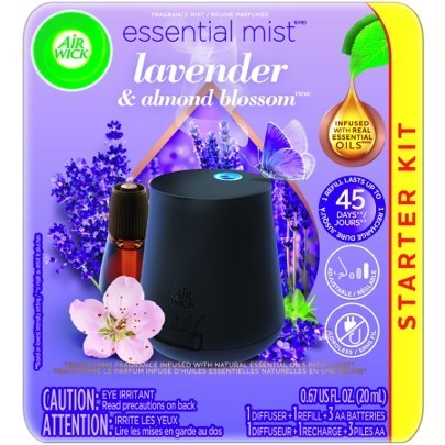 AIR WICK® ESSENTIAL MIST® - Kit - 1+1 Lavender & Almond Blossom 3/20 m