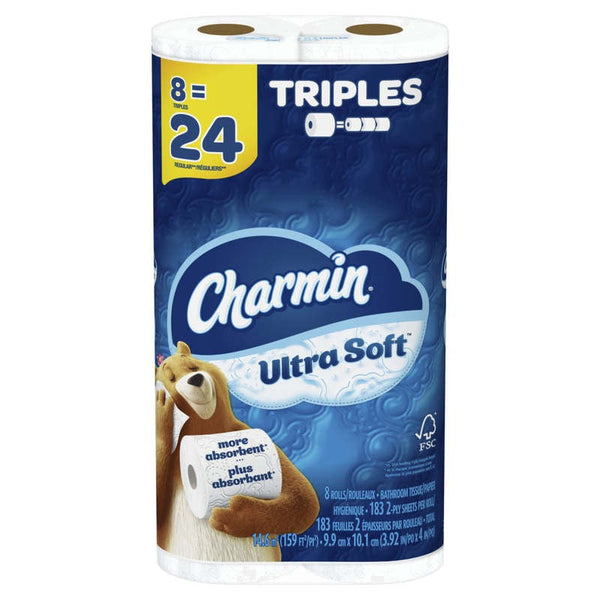 CHARMIN ULTRA SOFT 8=24 (3.92 IN/PO X 4 IN/PO)