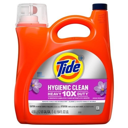 Tide Hygienic Clean Liquid Laundry Detergent - 100 Loads - Spring Meadow