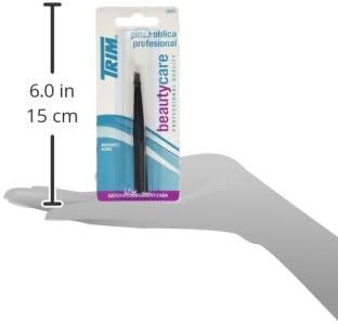 Trim Stainless Steel Deluxe Tweezers, 144 Pack