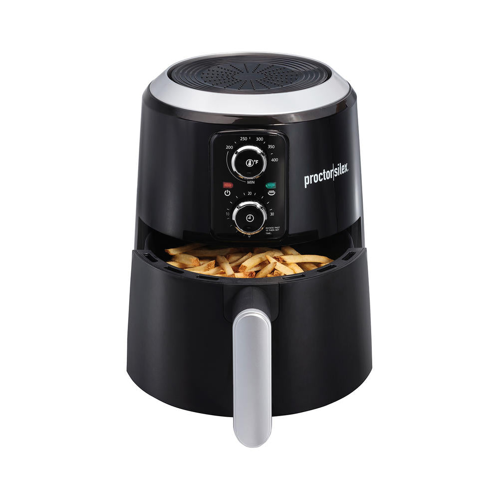 Proctor Silex Air Fryer, 3.7 Quart Capacity (3.5 Liters), 35056, Black