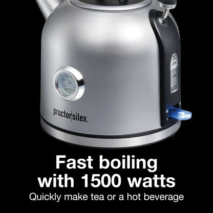 Proctor Silex 1 liter electric (stainless steel) kettle (41035)