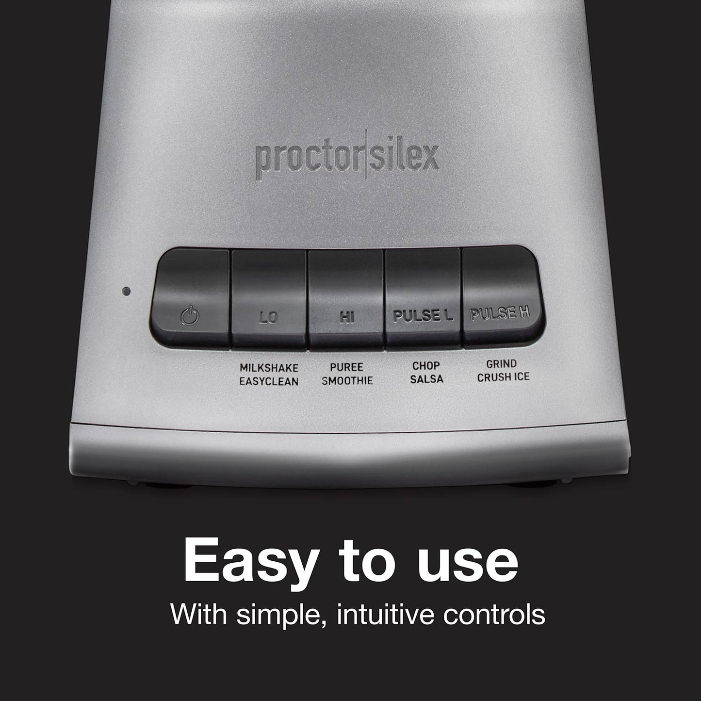 Proctor Silex 52 oz high-performance (silver) blender (53560)