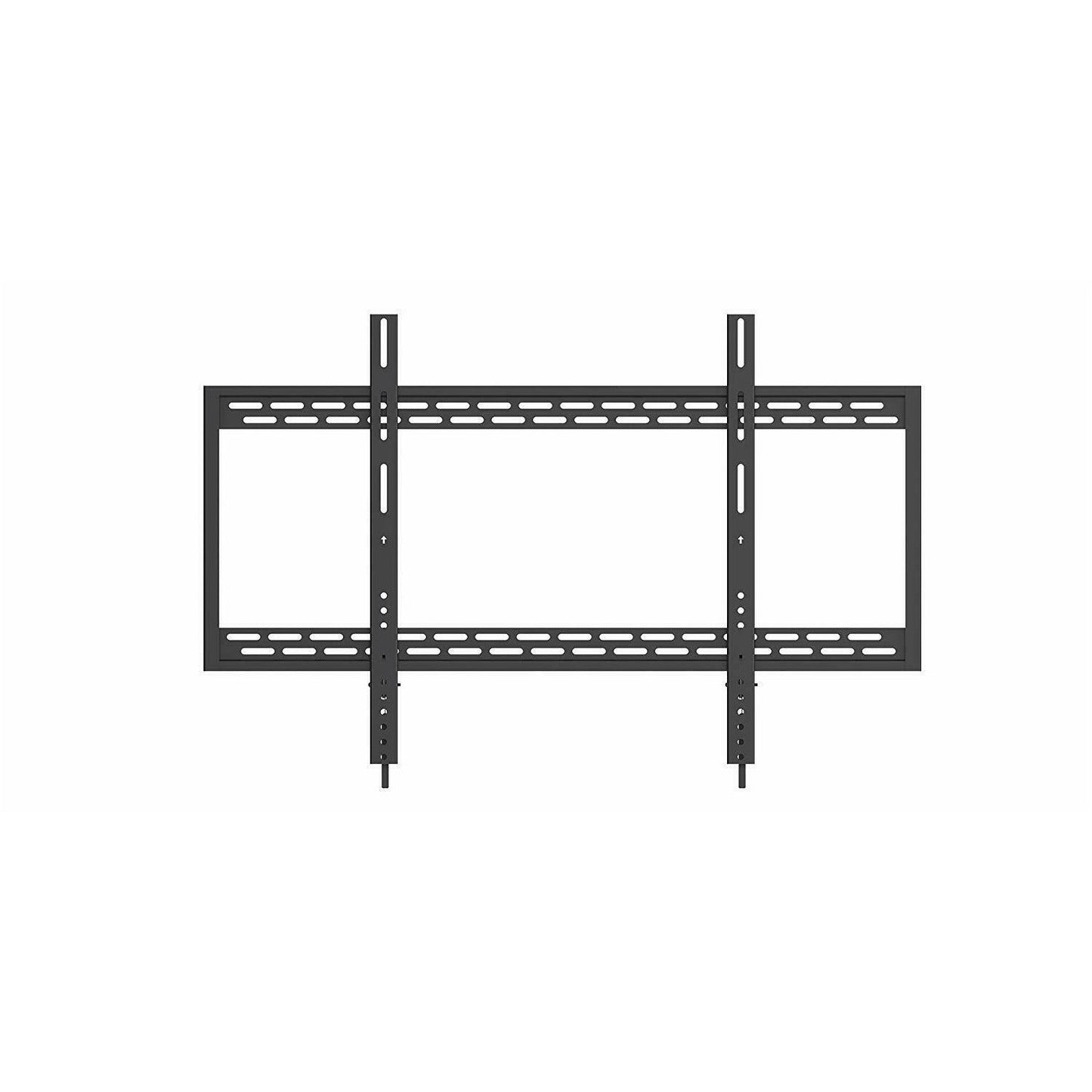 QualGear® Heavy Duty Fixed TV Wall Mount For 60-100 Inch Flat Panel and Curved TVs, Black (QG-TM-090-BLK) [UL Listed]