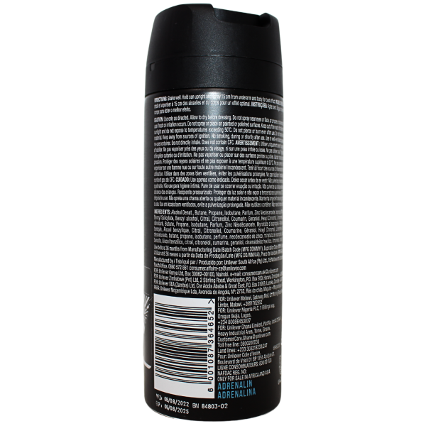 Axe Spray 150ml Adrenalin/6 S