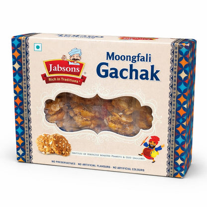 Jabsons Agra Gud Gajak 400g – Traditional Indian Sesame Brittle Sweet | Premium Gur Gajak | Winter Snack & Festive Sweet