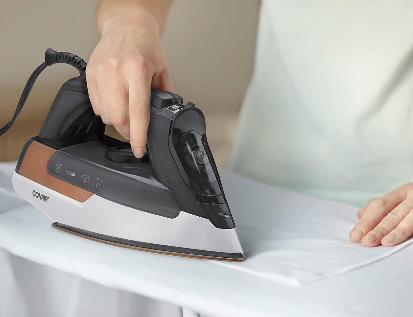 Conair Extreme Steam Pro Steam Clothing Iron, 1875-Watts with Nano Titanium Soleplate Iron