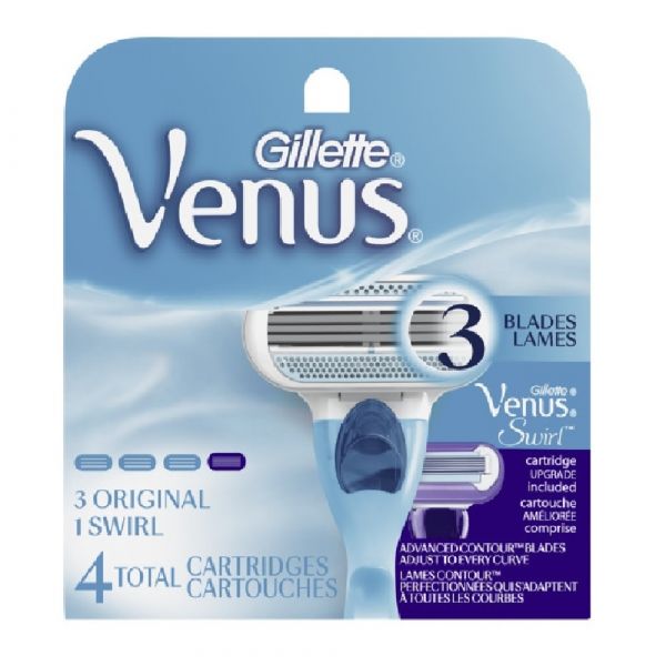 Gillette Venus 4carts 3original+1swirl (B) /4
