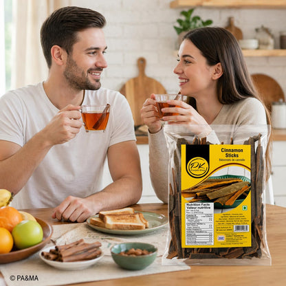 Punjab King Cinnamon Sticks 150g – Whole Dalchini (Ceylon Cassia) Spices | Aromatic Premium Cinnamon for Cooking, Baking & Tea