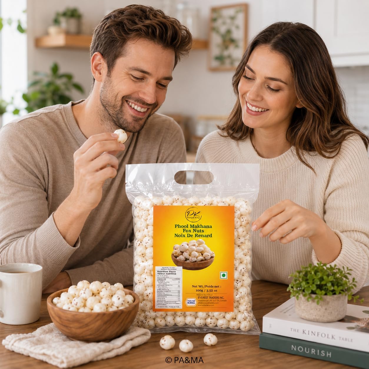 PK Phool Makhana 100g – Premium Fox Nuts | Healthy Roasted Snack & Fasting Food