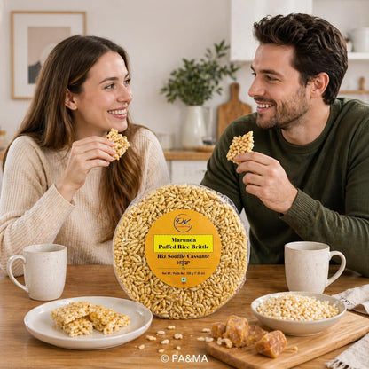 Punjab King Marunda 200g – Puffed Rice Brittle (Murmura Chikki) | Traditional Indian Sweet Snack