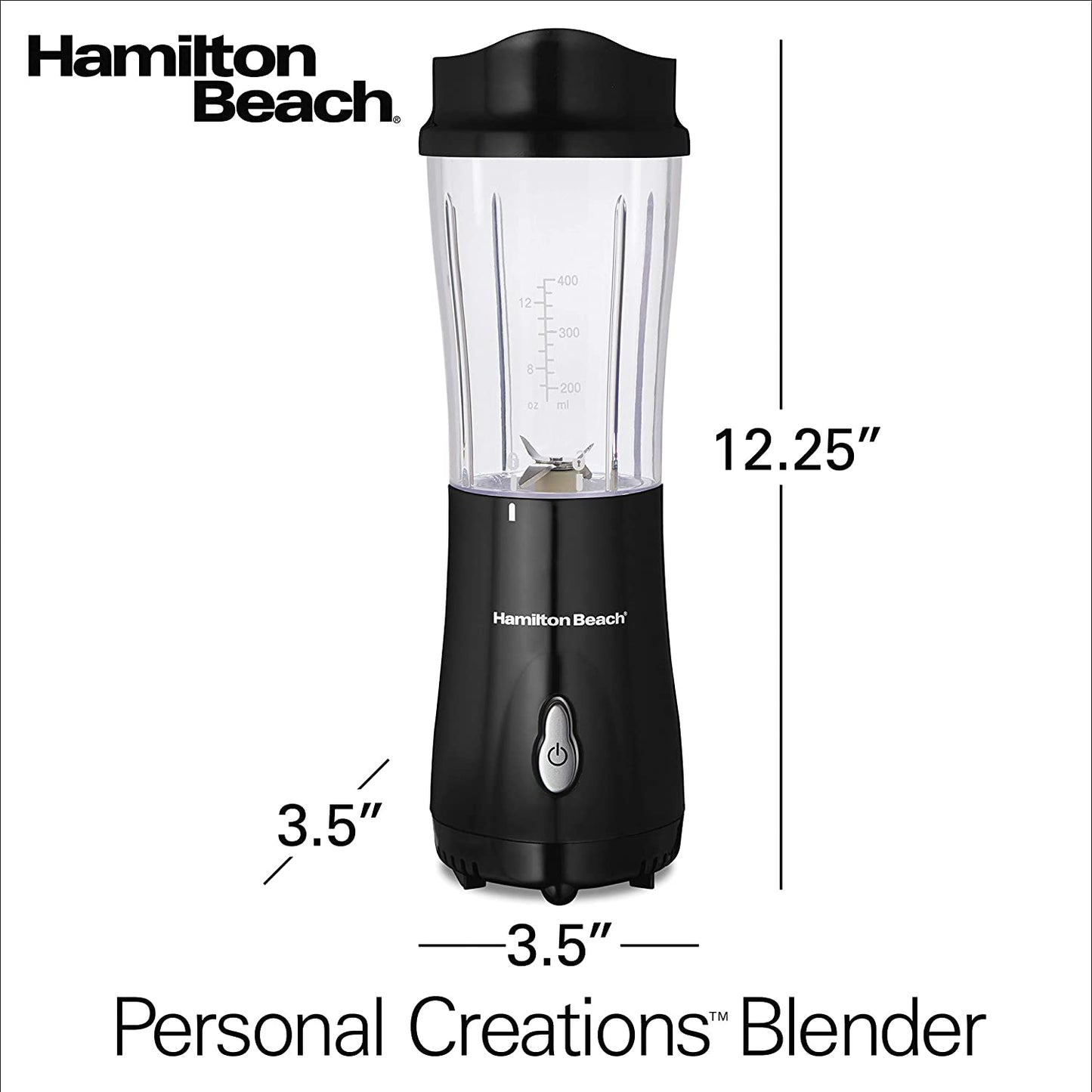 Hamilton Beach 51101BC Personal Blender with Travel Lid