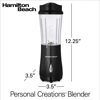 Hamilton Beach 51101BC Personal Blender with Travel Lid