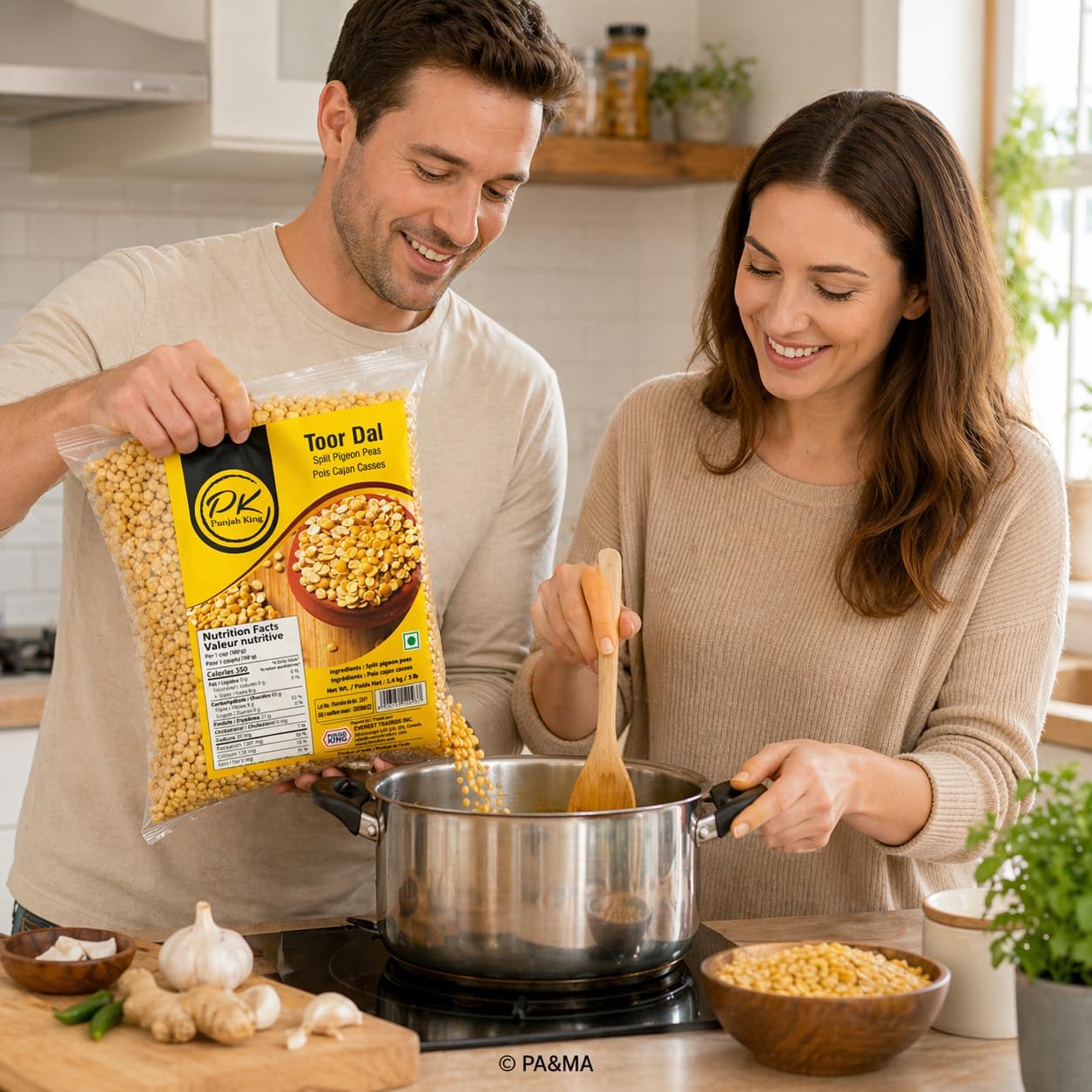 Punjab King Toor Dal (Split Pigeon Peas) – Premium Quality Arhar Dal, Protein-Rich Indian Lentils for Cooking, 1.4 kg