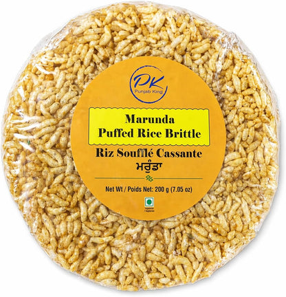 Punjab King Marunda 200g – Puffed Rice Brittle (Murmura Chikki) | Traditional Indian Sweet Snack