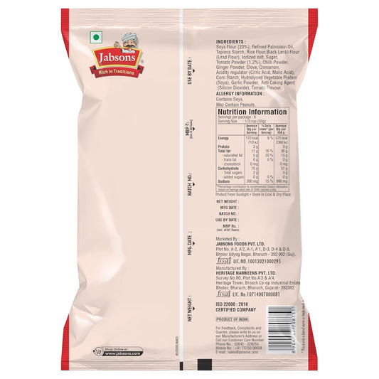 Jabsons Soya Sticks - Tangy Tomato - 24 X 180G