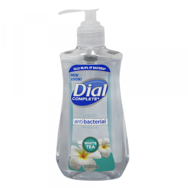 DIAL H/W 221ML ANTIBACT WHITE TEA/12 ()