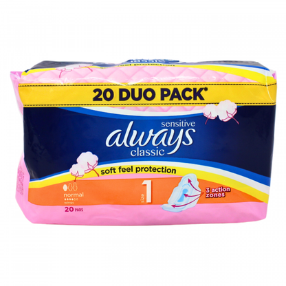 Always Classic 20ct Sensitive Normal/8