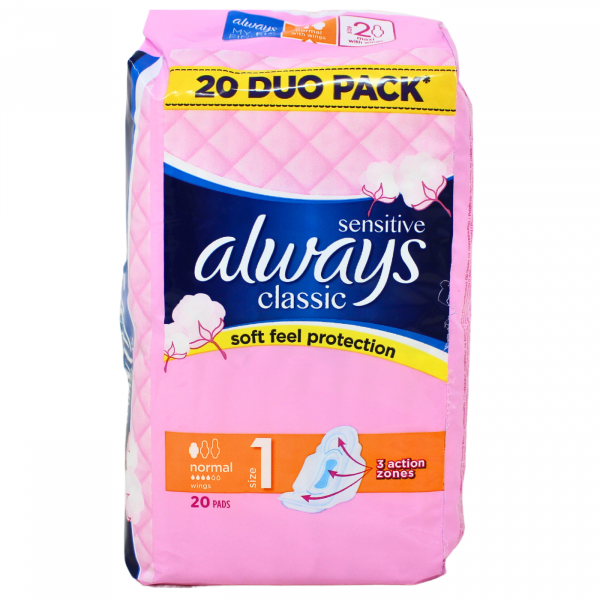 Always Classic 20ct Sensitive Normal/8