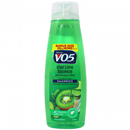 Alberto V05 Shamp 443ml Kiwi Lime Squeeze/6