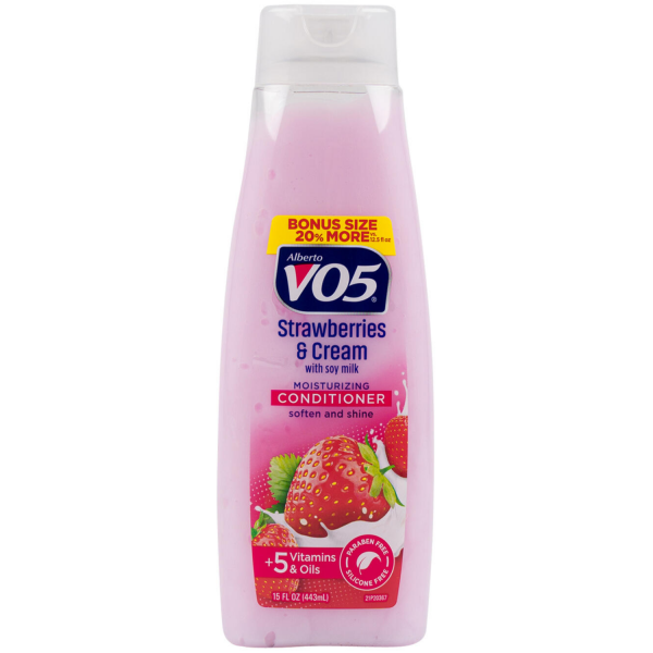 Alberto V05 Cond 443ml Strawberries Cream Moisturizing/6