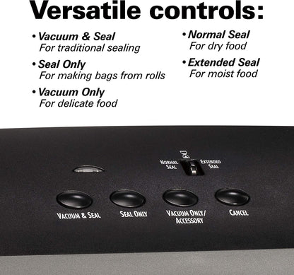 Hamilton Beach NutriFresh Vacuum Sealer 78214, Grey