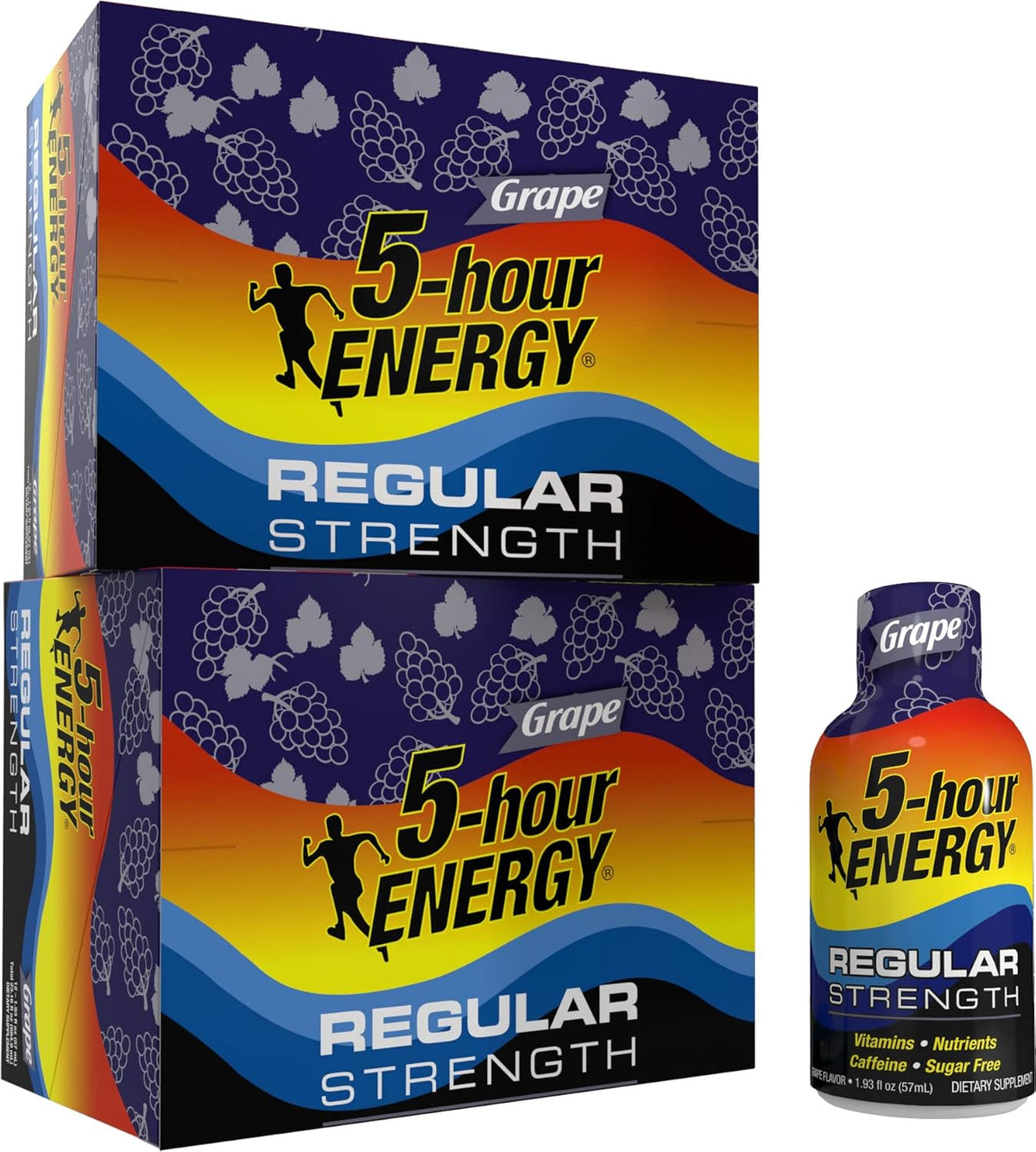 5-hour ENERGY Shot, Regular Strength Grape, 1.93 Ounce