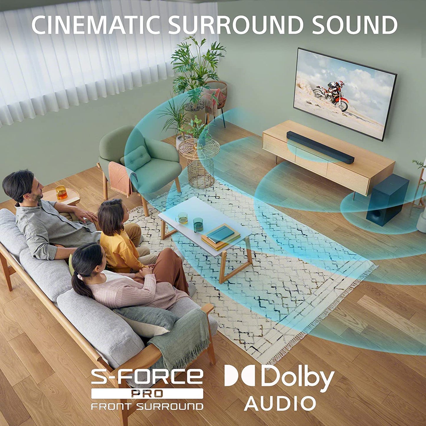 BRAND NEW- Sony HT-S400 330-Watt 2.1 Channel Sound Bar with Wireless Subwoofer