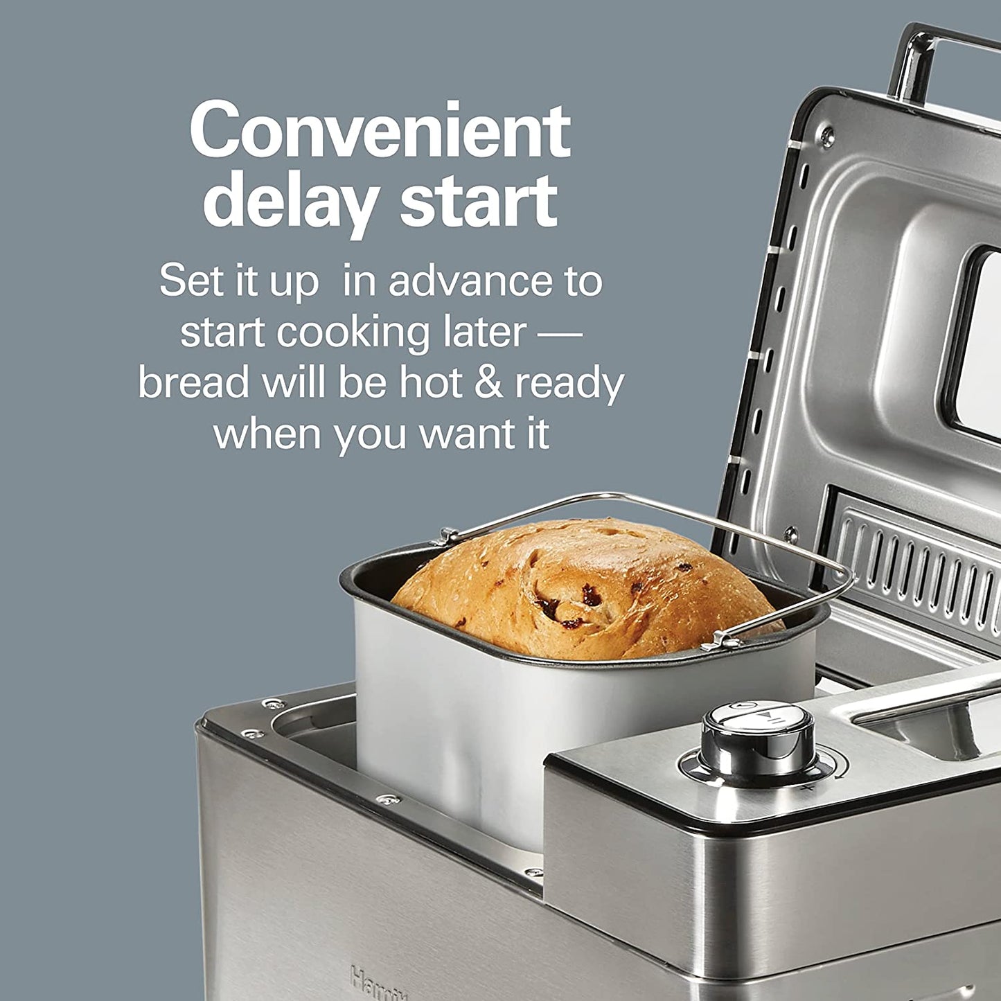 Hamilton Beach 29890 Premium Bread Makers, 2 lbs, Stainless Steel