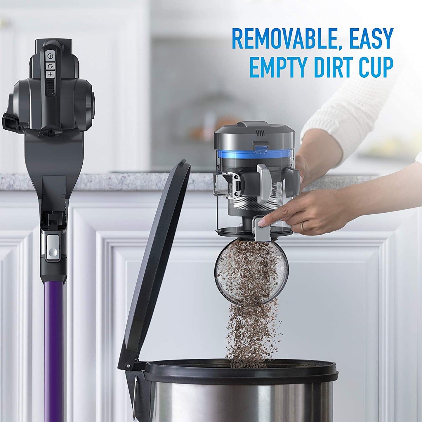 Hoover BH53320VDE ONEPWR Blade MAX Pet Cordless Stick Vacuum Cleaner, Lightweight, Includes 2 Batteries Up to 70 Minutes of Runtime (Blemished Packing-Good As New- 3 Month Warranty)