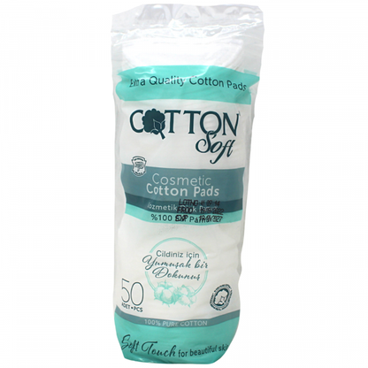 Cotton Soft Cosmetic Pads 50ct/48