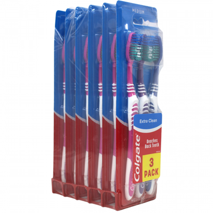 Colgate T/B Medium 3ct Extra Clean/6