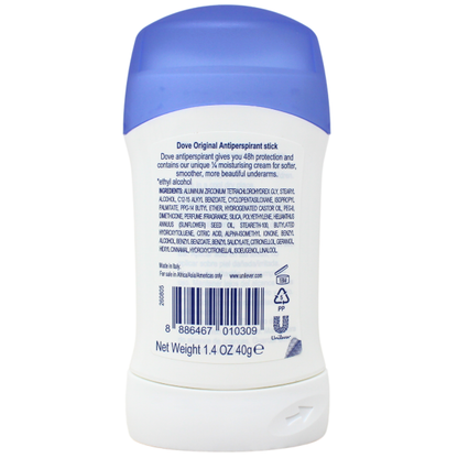 Dove Deodorant Stick 40g Original/6