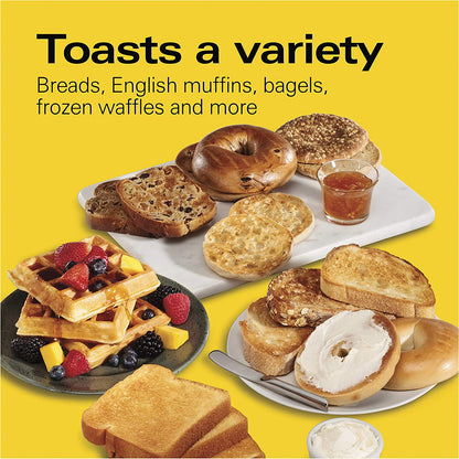 Hamilton Beach 24671 Extra-Wide Slot Toaster with Shade Selector, Auto Shutoff, Cancel Button Toast Boost, Stainless Steel 4-Slice