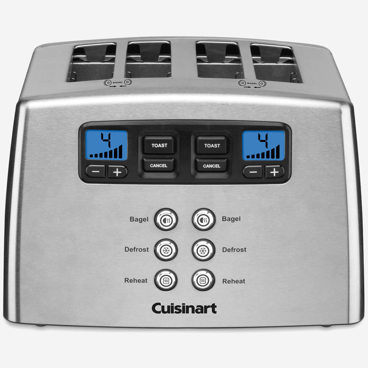 Cuisinart CPT-440IHR Countdown Lever-Less 4-Slice Toaster (Refurbished)