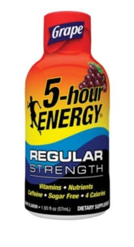 5-hour ENERGY Shot, Regular Strength Grape, 1.93 Ounce
