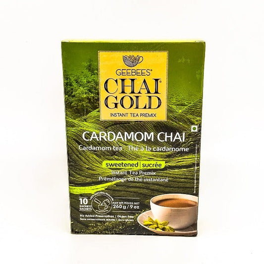 Chai Gold Cardamom Chai Sweetened - 12 X 220G