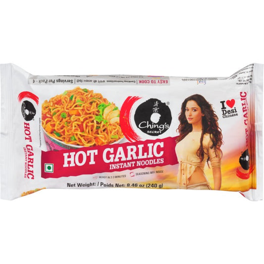 Ching's Hot Garlic Noodles Family Pack  - 36 X 240G