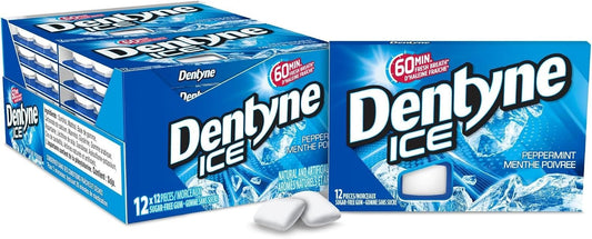 Dentyne Ice Peppermint gum 12 pack