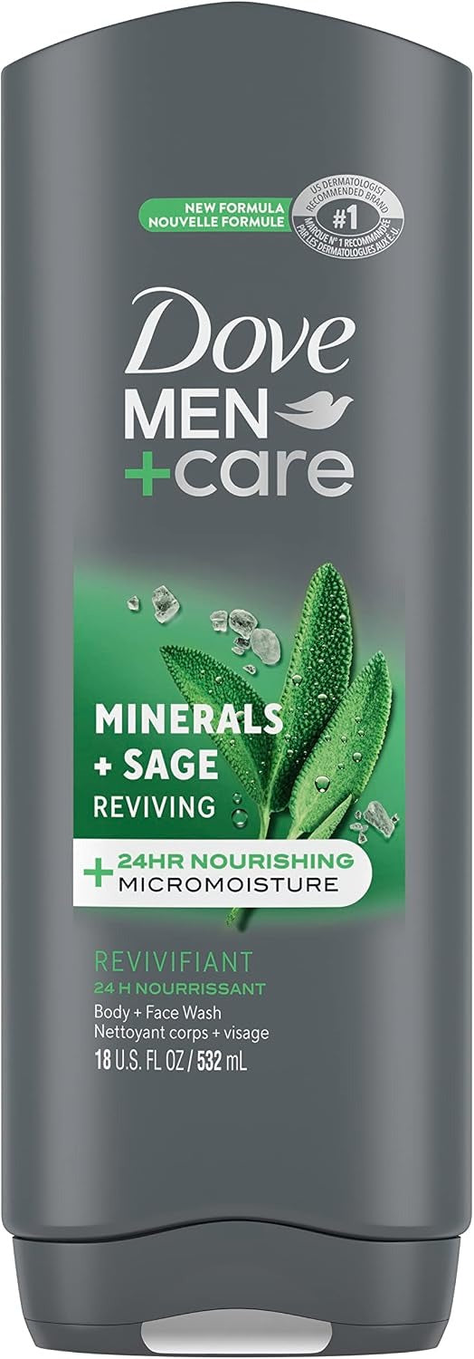 DOVE MEN+CARE MINERALS + SAGE BODY WASH