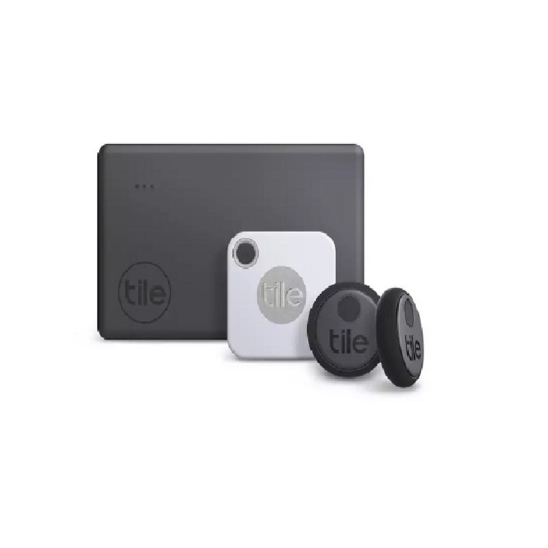 Tile Essentials (2020) Item Finder Family 4-pack Mate, Slim & Sticker Item Trackers
